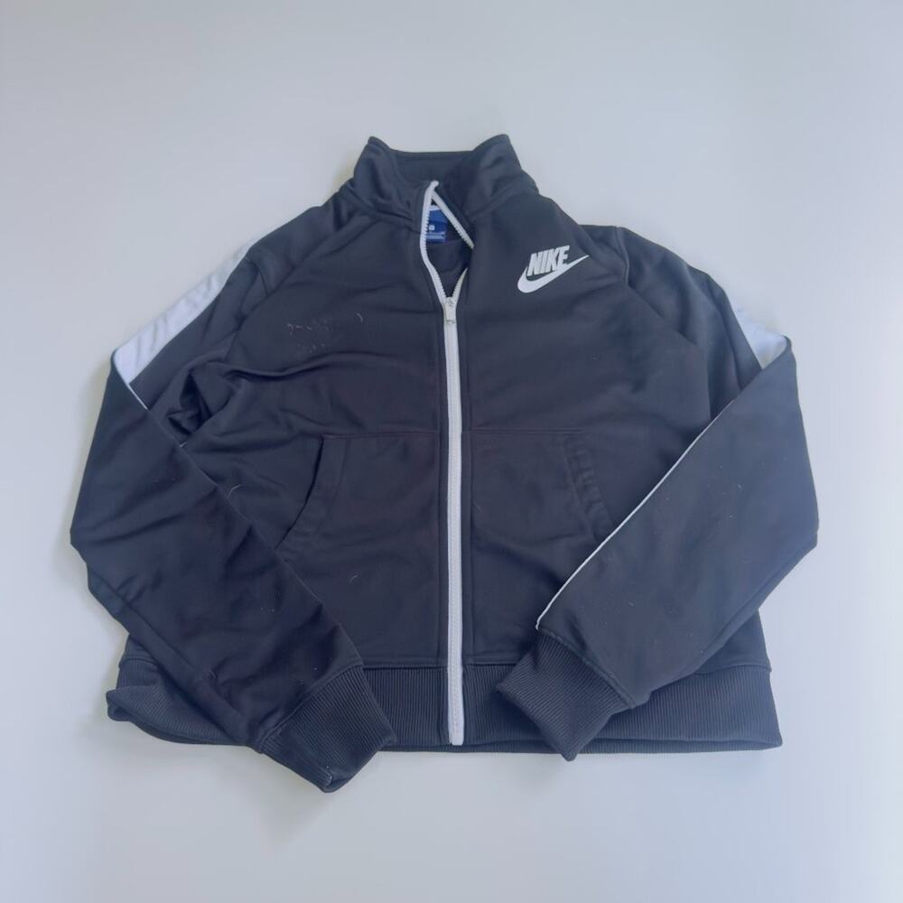 Nike Women’s S Black White Dri-FIT Zip Up Athletic Running Jacket Lightweight